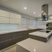 dark gray cabinets