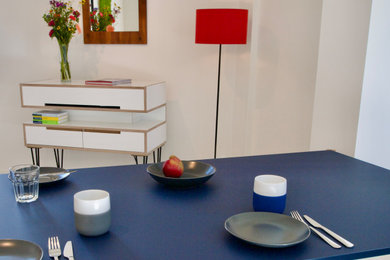 Mittelgroßes Modernes Esszimmer in Hamburg