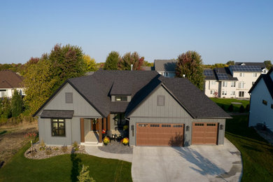 Inspiration for a transitional garage remodel in Minneapolis