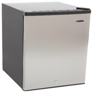 Whynter Energy Star 2.1 Cu. Ft. Stainless Steel Upright Freezer With Lock