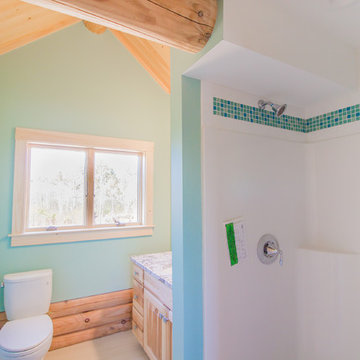 Log Home In Limington, Maine