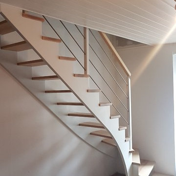 Réalisation escalier blanc