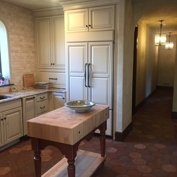 Old, worn plaster finish