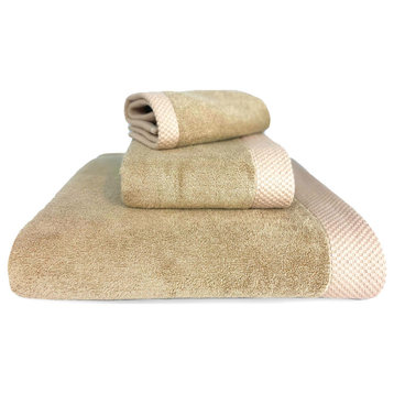 Resort Towel Collection - 3pc Towel Set - Champagne