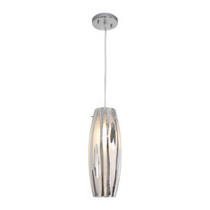 Varaluz AC1070 One Light Mini Pendant Chroman Empire Chrome