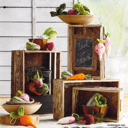 Roost Birch Nested Crates - Set Of 4 - Kitchen Cabinetry