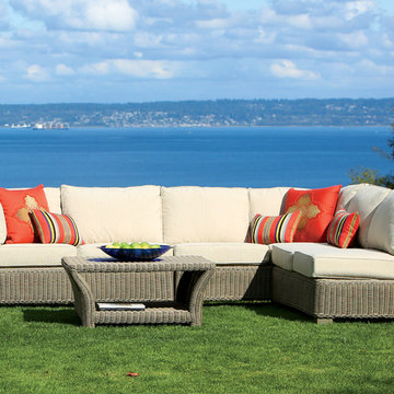 Outdoor Wicker Sectional Sofa