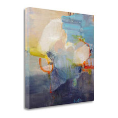24" x 24" Above The Clouds By Lina Alattar - Print on Canvas Fabric Multi-Color