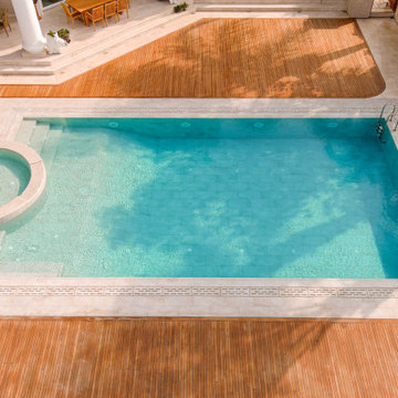 Antique Beige Porcelain Tiles - Narlidere,Izmir Villa