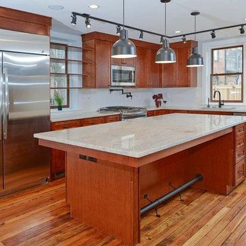 Original Pine floors restored.
