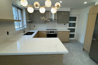 Inspiration for a modern kitchen remodel in Toronto
