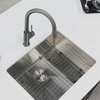 Modern Single Handle  Pull down Sprayer  Kitchen Faucet in Gunmetal