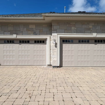 Sandstone, Recessed Doors with Windows