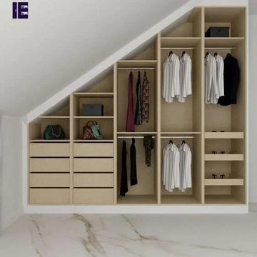 Alpine White Loft Hinged Door Wardrobe Set Supplied by Inspired Elements