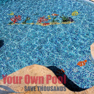 Arizona Swimming Pool and Grotto Designed by Build Your Own Pool