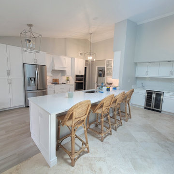 Designers Choice Cabinetry - Longwood Atlas 231 FP Radiant White