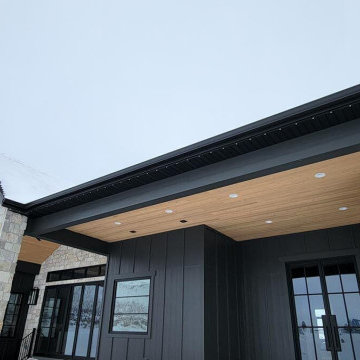 Siding Installation - James Hardie Board and Batten in Midnight Black