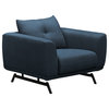 Betty Fabric Chair, Navy Blue