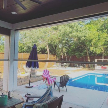 Outdoor Screen Shades & Shade Systems - Manual & Motorized