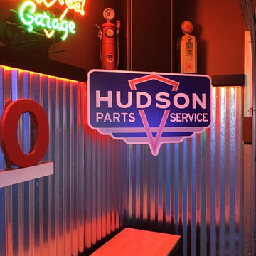 Harley garage man cave