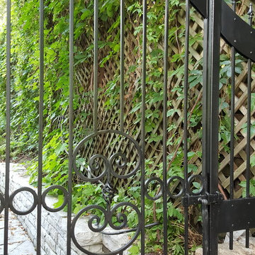 Outremont project, banisters, gates. concept by Denys Tsiov