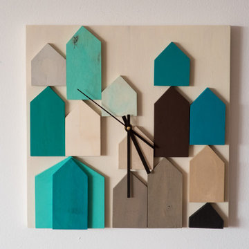 Wood wall clocks