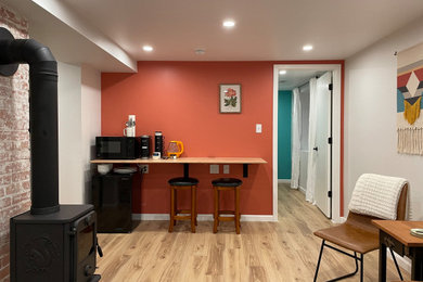 Inspiration for a living room remodel in Boise