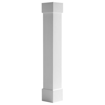 Craftsman Classic Square Non-Tapered Smooth PVC Column