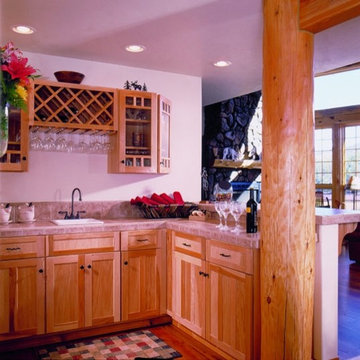 Log Home Kitchens