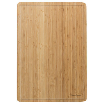 Extra-Large Bamboo Cutting Board Eco-Friendly Thick Chopping and Serving Board