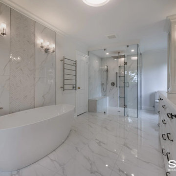 Kleinburg Multiple Bathroom Renovation for Returning Sosna Clients
