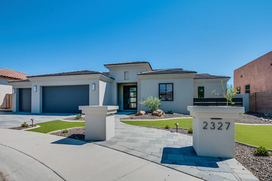 Trendy exterior home photo in Phoenix