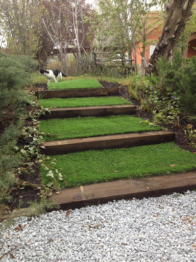 Hazlo tú mismo: Atrévete con una escalera en el jardín
