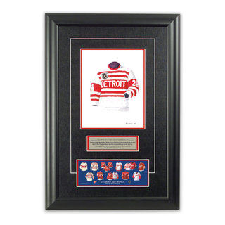 NHL Detroit Red Wings 1991-92 uniform and jersey original art – Heritage  Sports Art