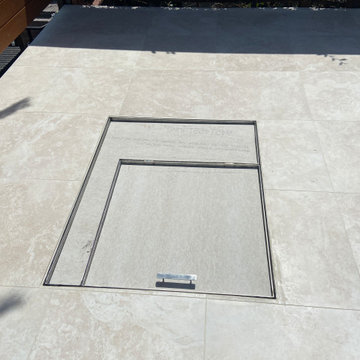 Hidden Underground Pool Equipment Access