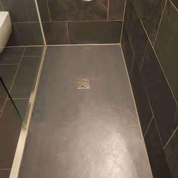 Badezimmer Sanierung - Randlose Dusche