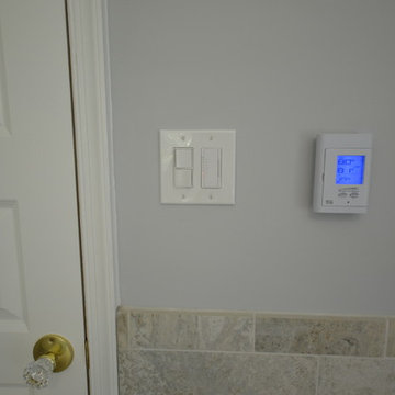 2 bathrooms become 1 Grand master bath with walk in closet
