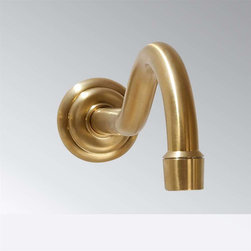 Bathselect Commercial Antique Wall Mount Automatic Sensor Faucet Brushed Gold - Showerheads And Body Sprays