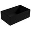 Austen Farmhouse Fireclay 30" Single Bowl Kitchen Sink, Tea Kettle Gloss Black