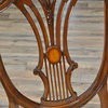 Inlaid Shield Back Arm Chairs, Set of 2
