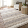 Vibe by Caramon Abstract Tan/ Taupe Runner Rug 3'X10'