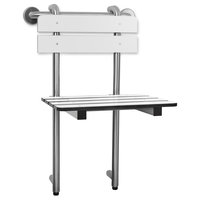 Lifestyle & Wellness Profile Bench Portable Shower Seat, Grab Bar Hung