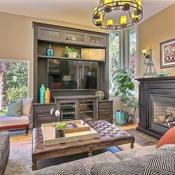 Home office and greatroom