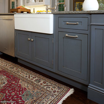 Door style: Pendleton 275 Inset | Species: Paint grade | Finish: White