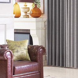 Window Drapery Finishes and Custom Wave Fold - Drapery Fabric