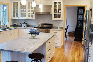 Kitchen photo in Boston