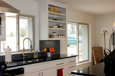 Example of a transitional kitchen design in Other