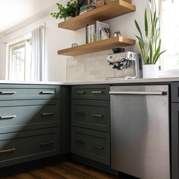 Lush Green Kitchen Revamp