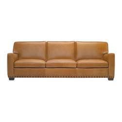 Natuzzi Editions Transitional 3 Cushion Sofa B528 - Sofas
