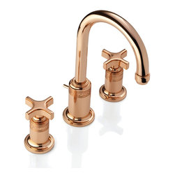 Widespread Lavatory Rose Gold Esconte Collection - Products